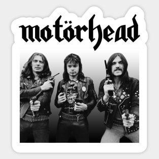 Motorhead Black White Sticker